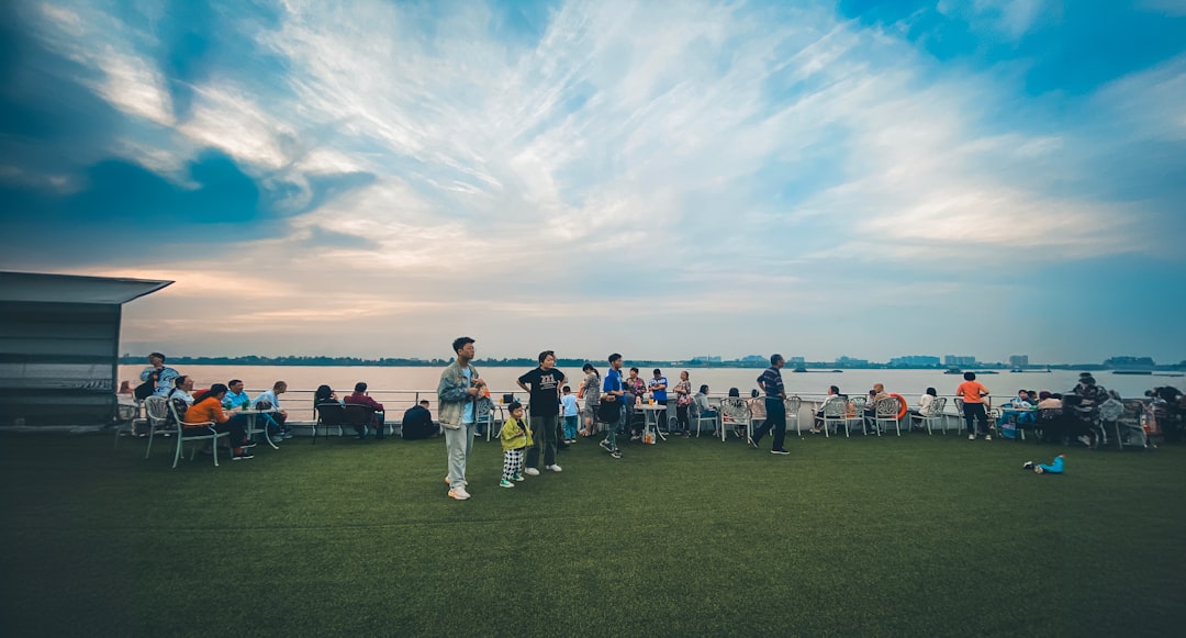 Corporate meeting at waterfront