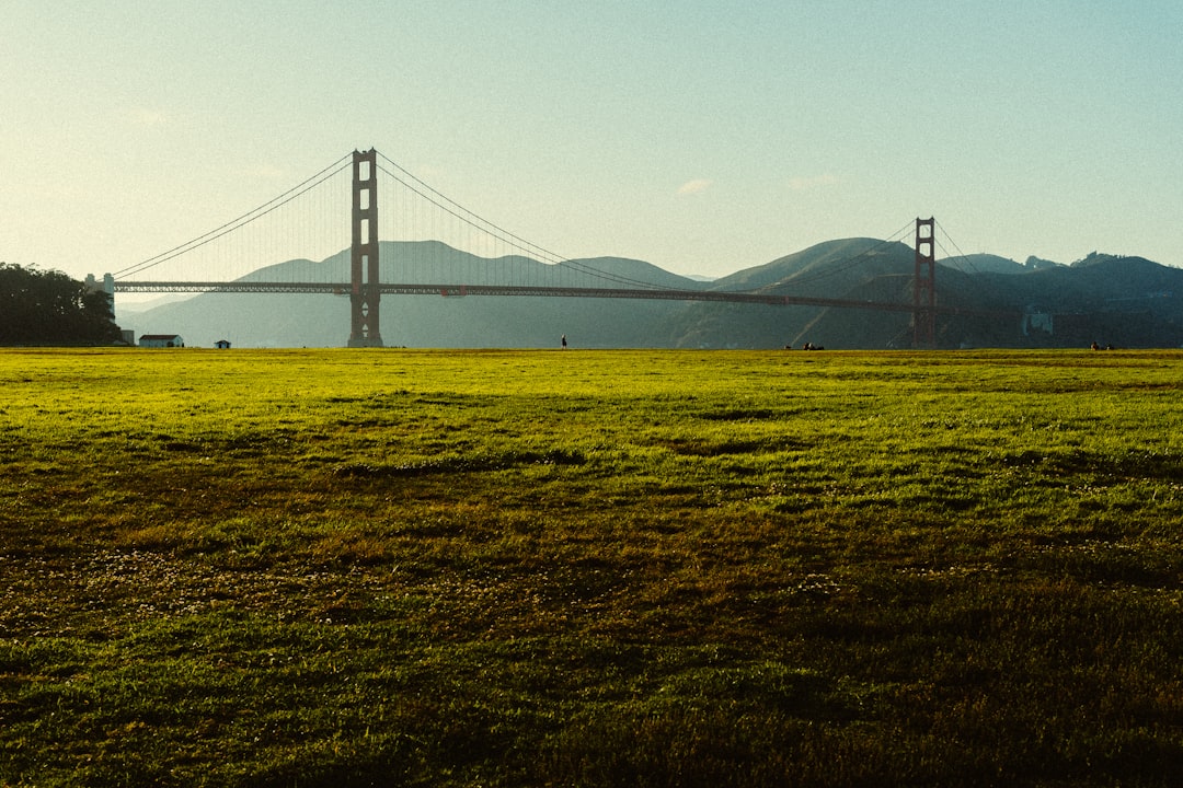 Scenic views of Crissy Field from the Marina District